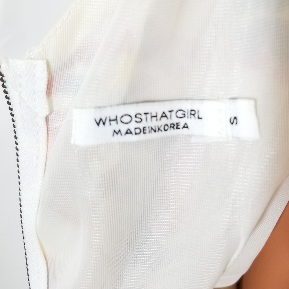 Graphics Mini Dress (S) Fully Lined Stretchy Flowy - Picture 7 of 8